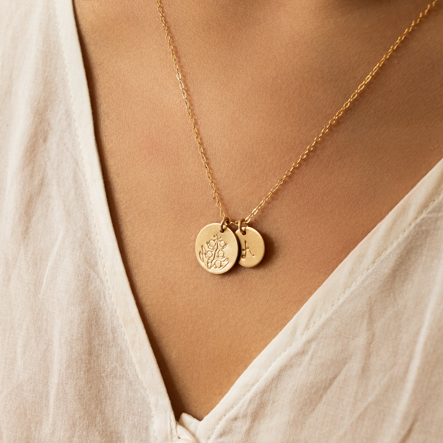 Birth Flower Necklace