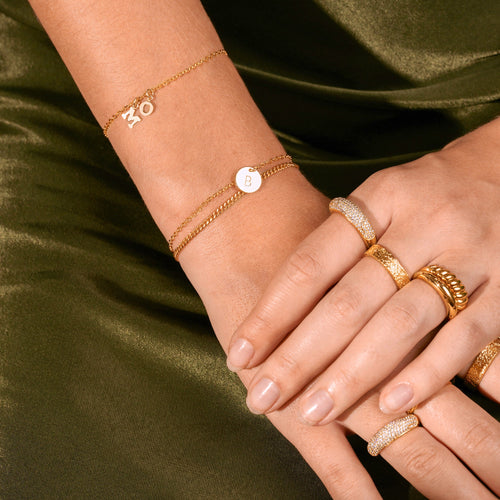 Letter Charm Bracelet