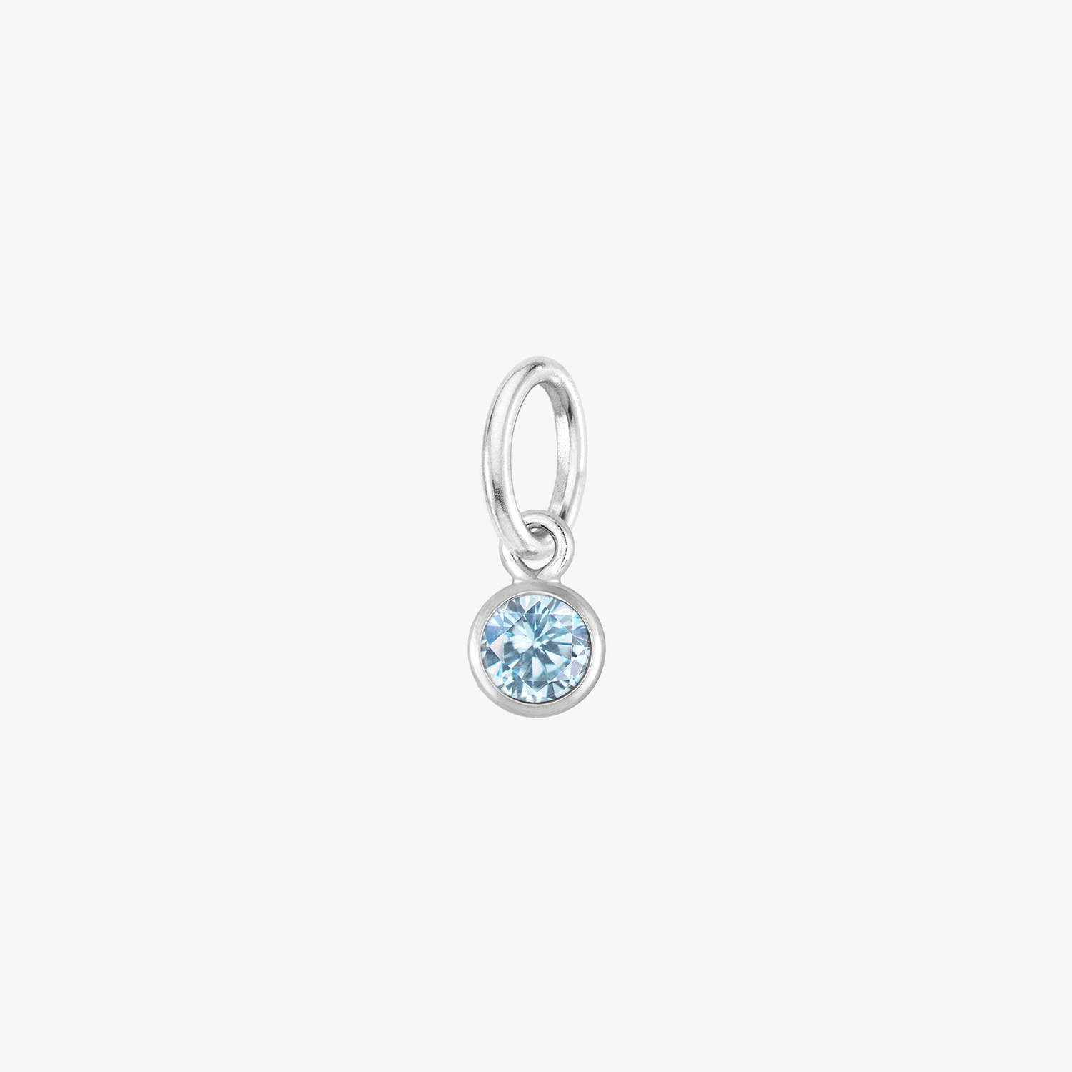Color:Silver Birthstone Gem:Aqua
