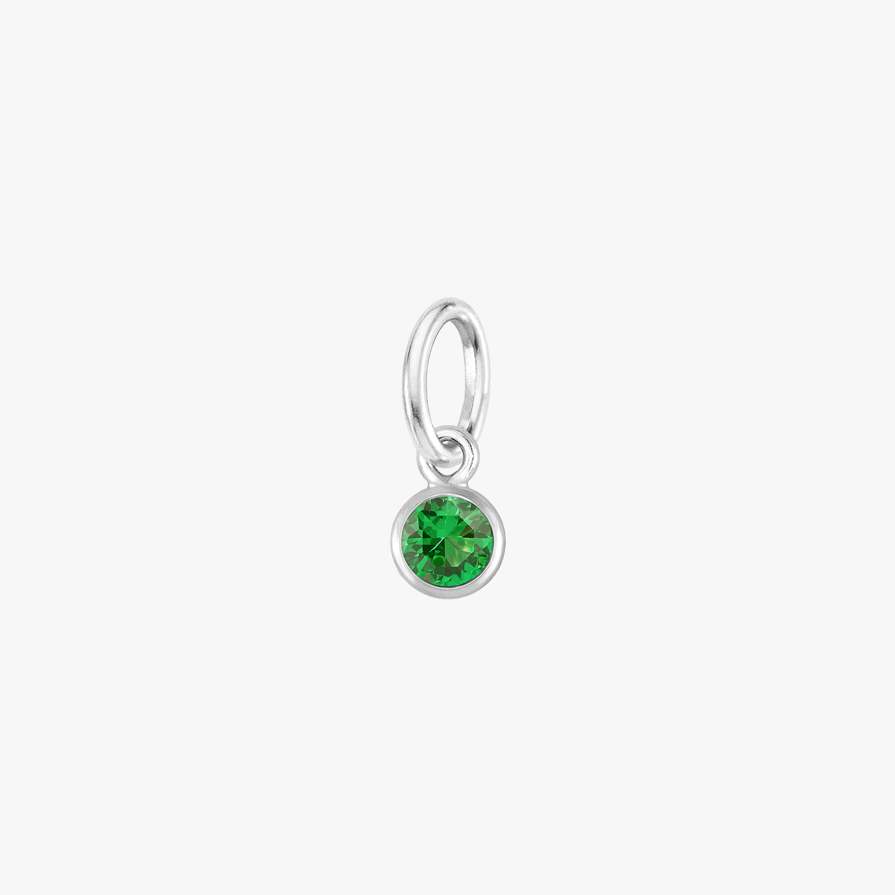 Color:Silver Birthstone Gem:Emerald