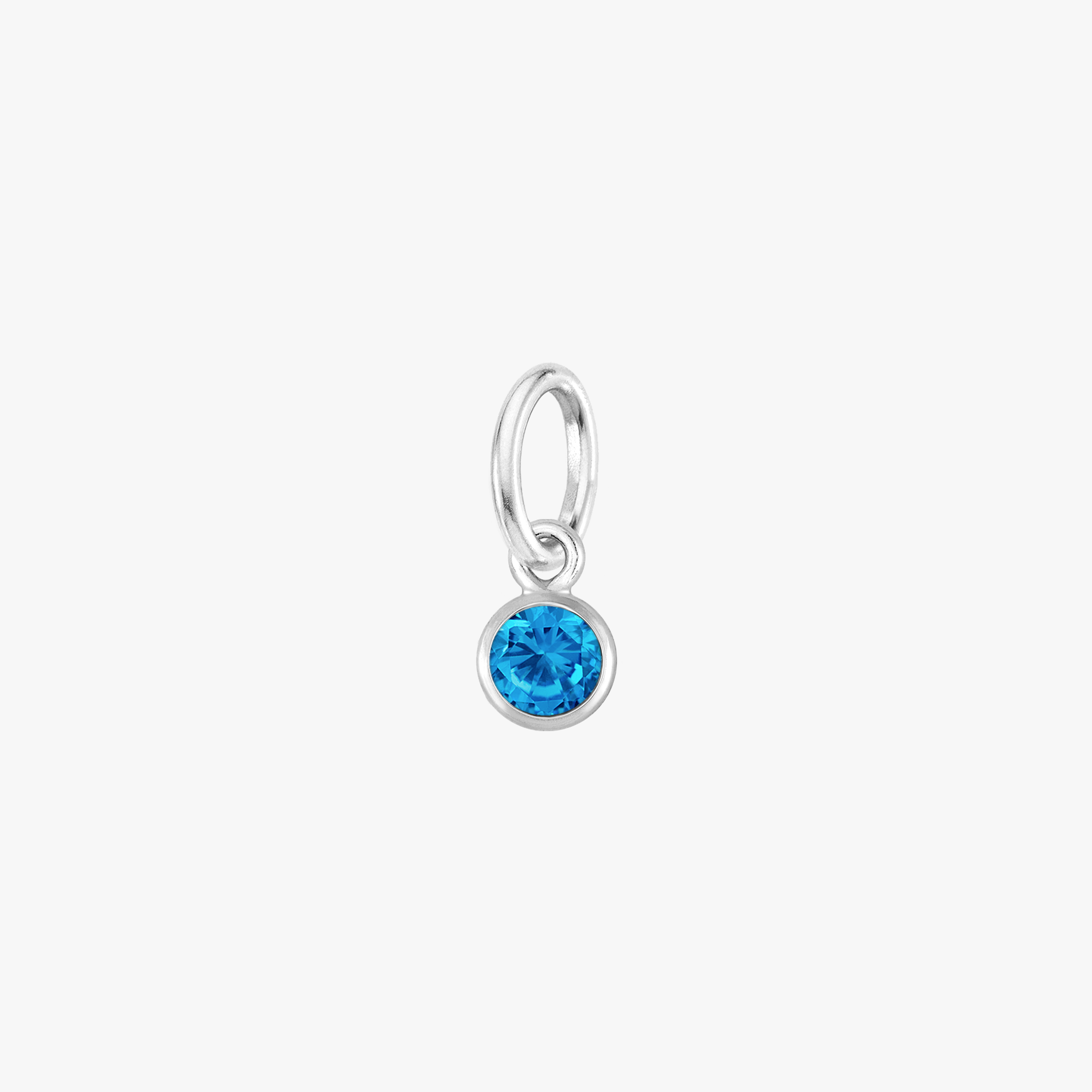 Color:Silver Birthstone Gem:Sapphire