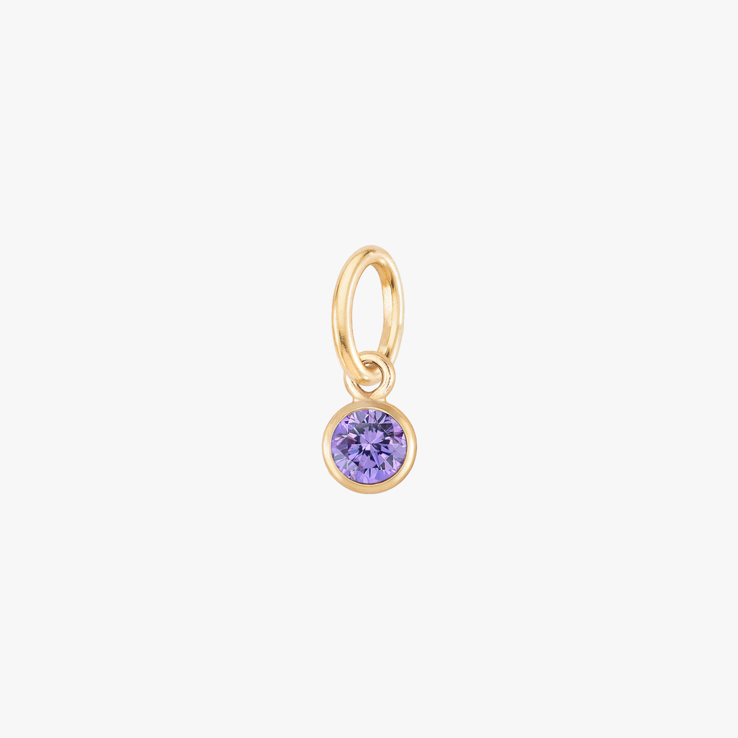 Color:Gold Birthstone Gem:Lavender