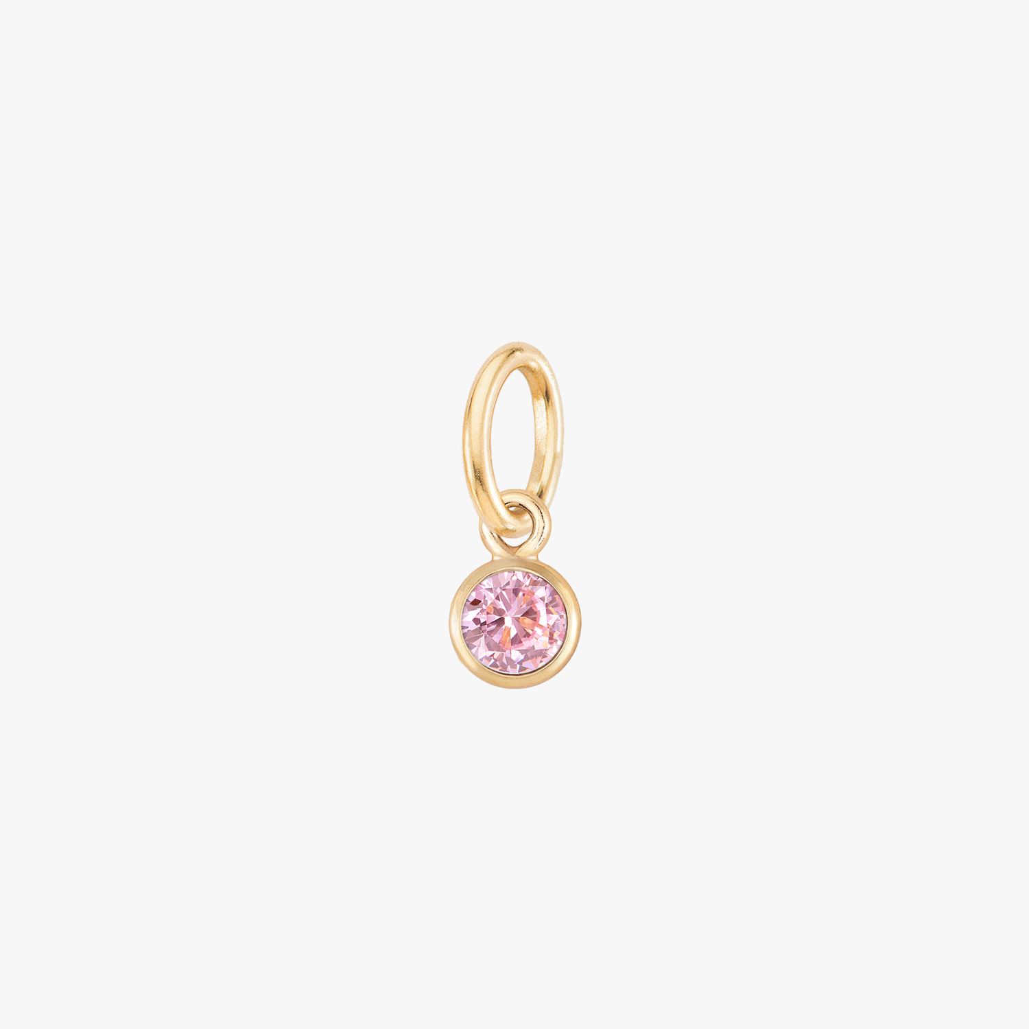 Color:Gold Birthstone Gem:Pink