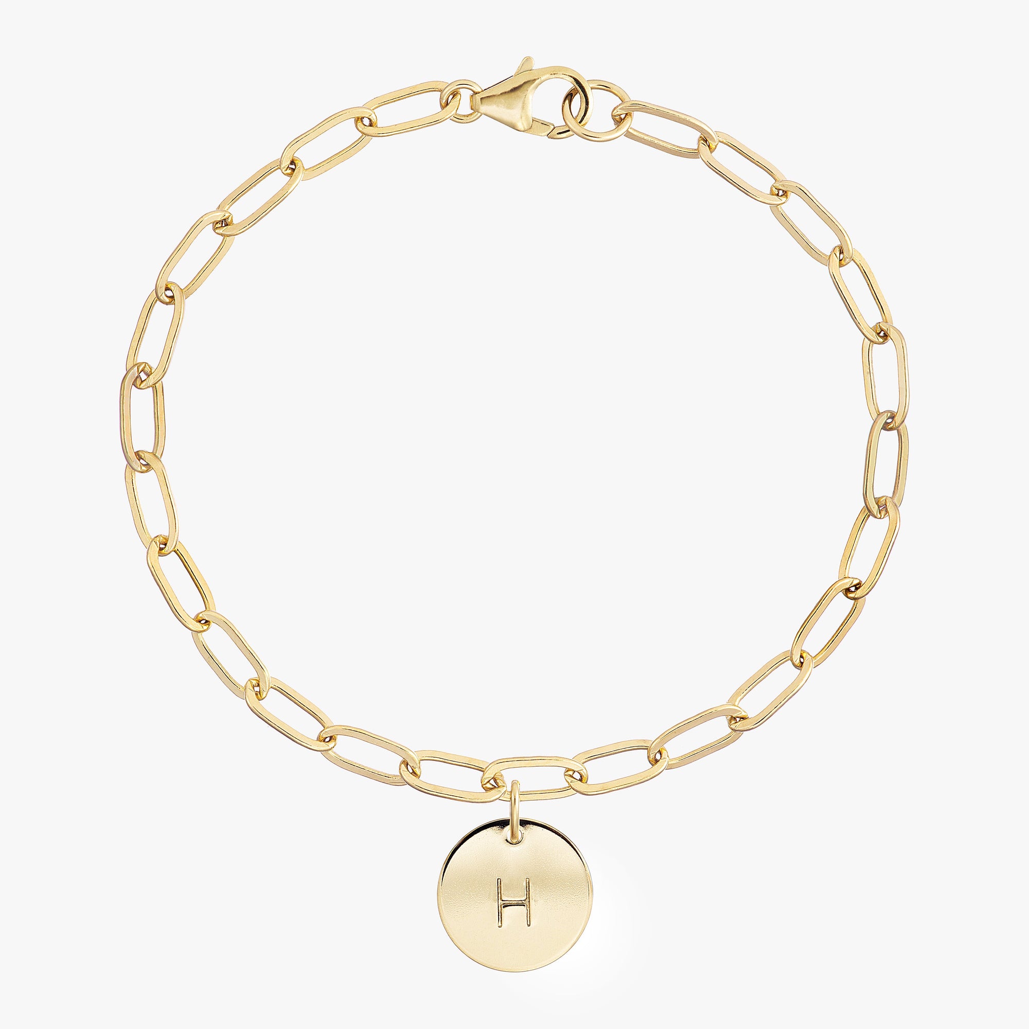 Isabel Initial Charm Bracelet
