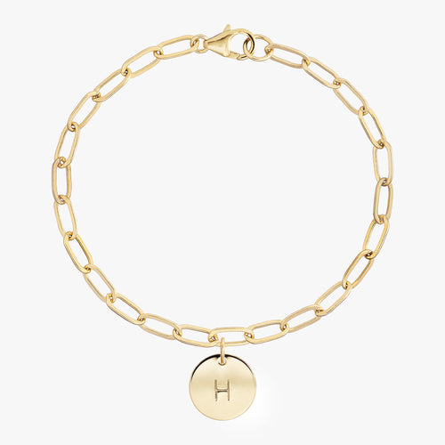 Isabel Initial Charm Bracelet