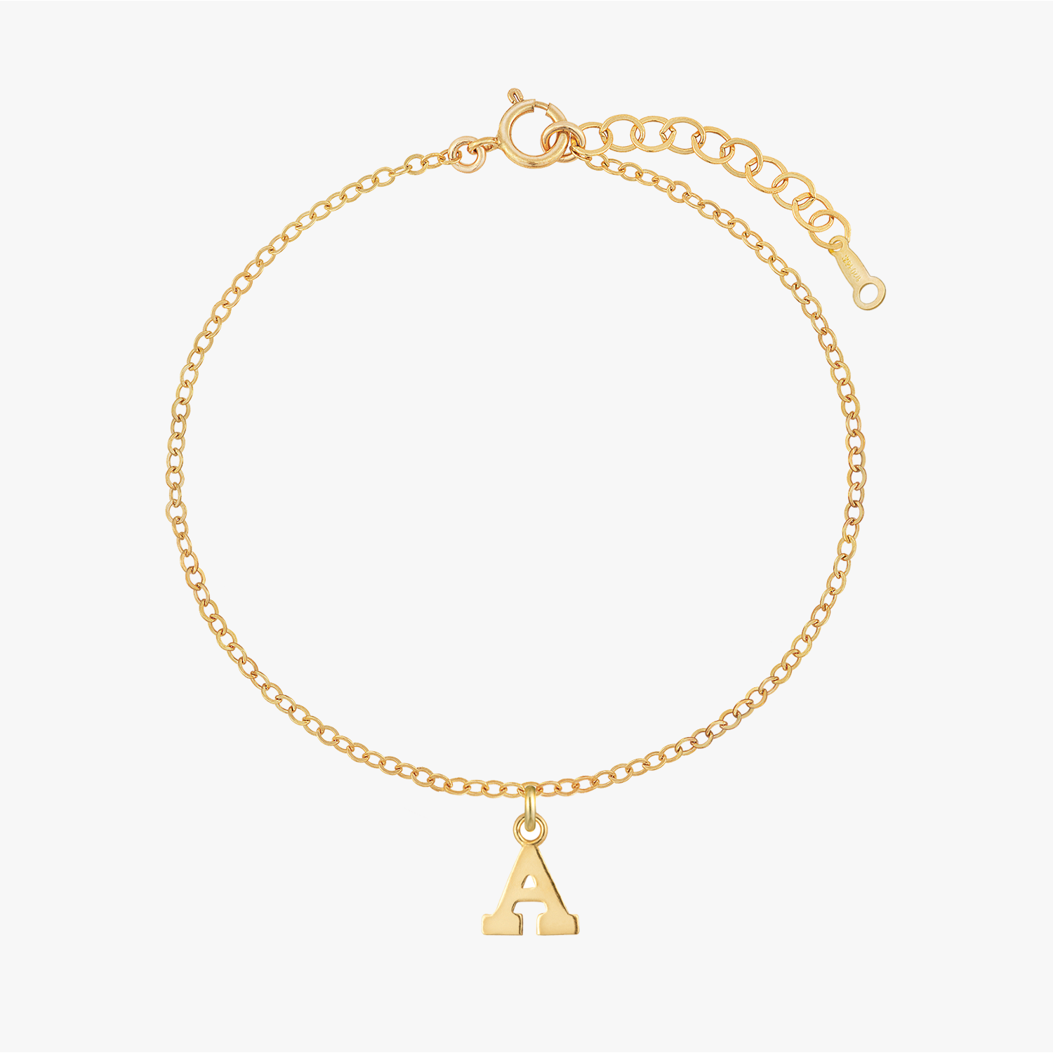 Letter Charm Bracelet