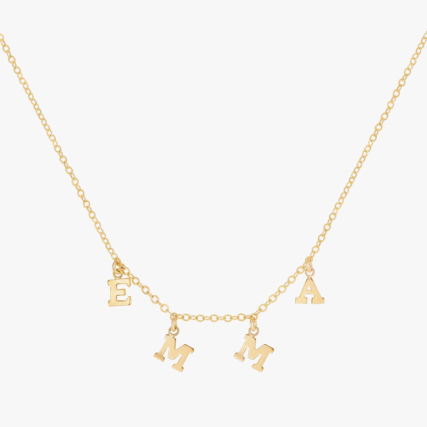 Letter Charm Necklace