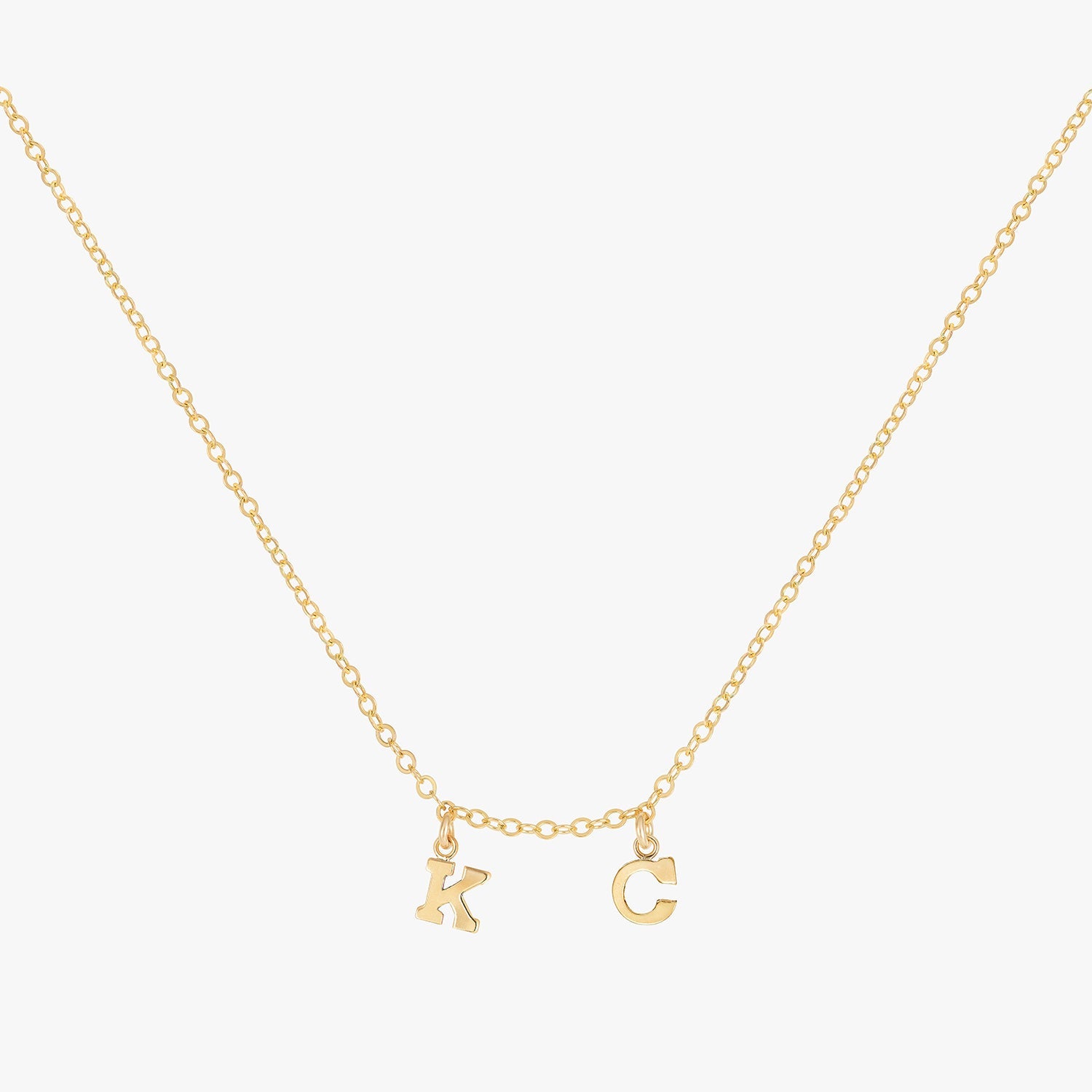 Letter Charm Necklace