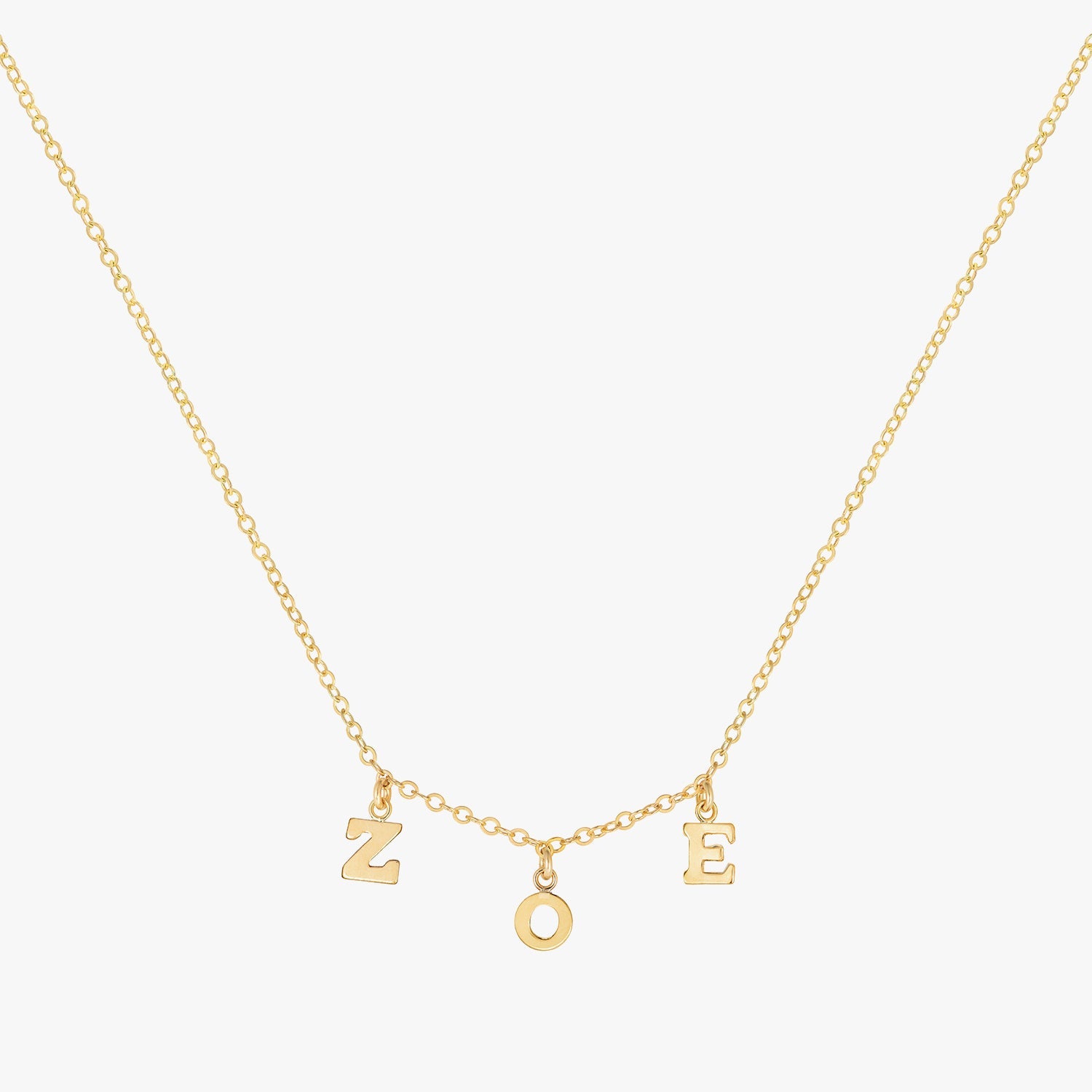 Letter Charm Necklace