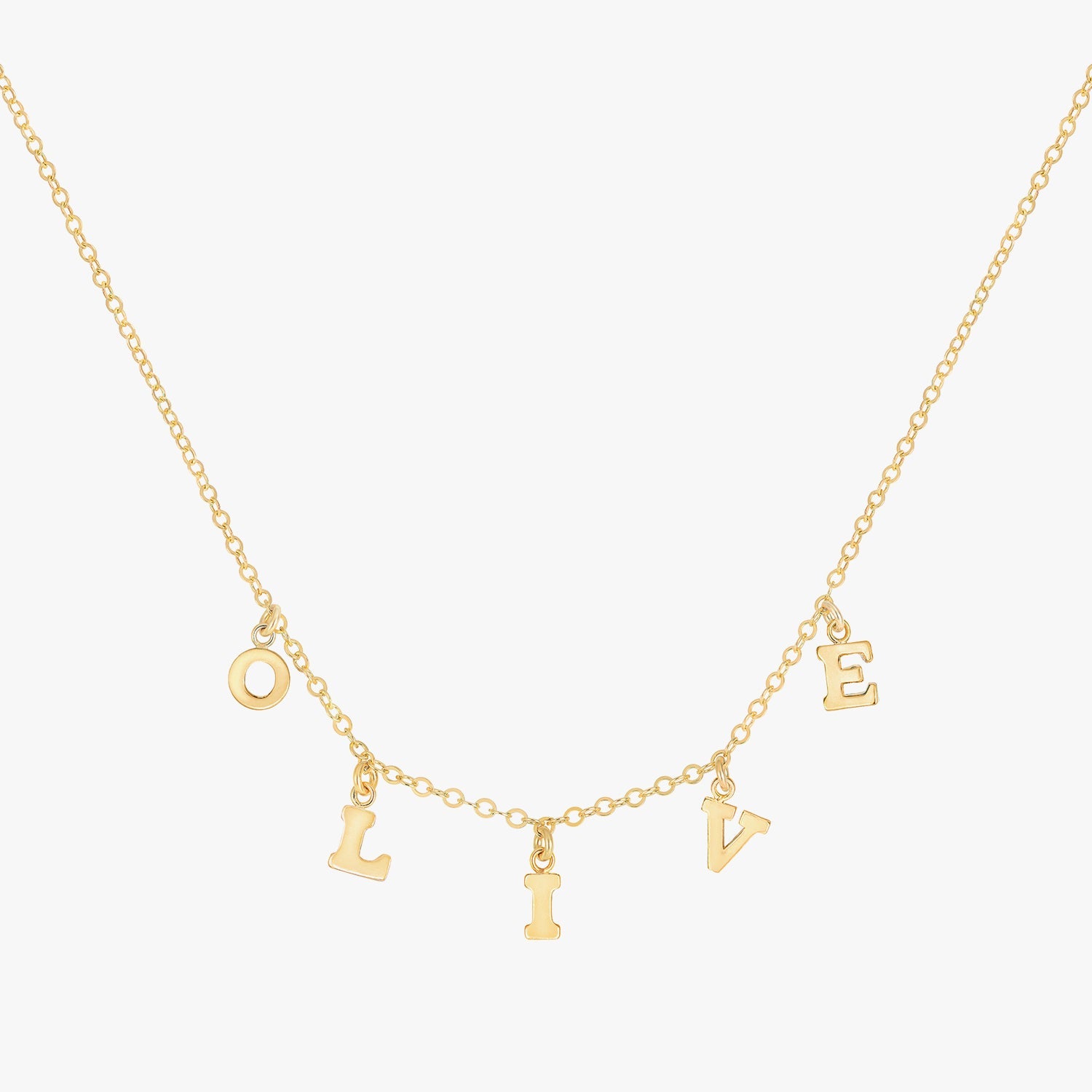 Letter Charm Necklace