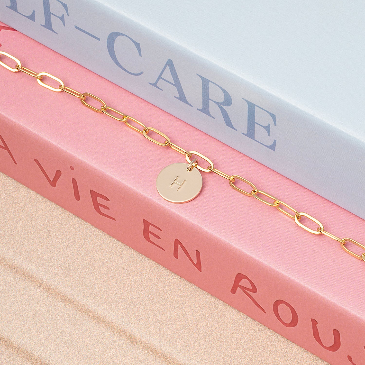 Isabel Initial Charm Bracelet