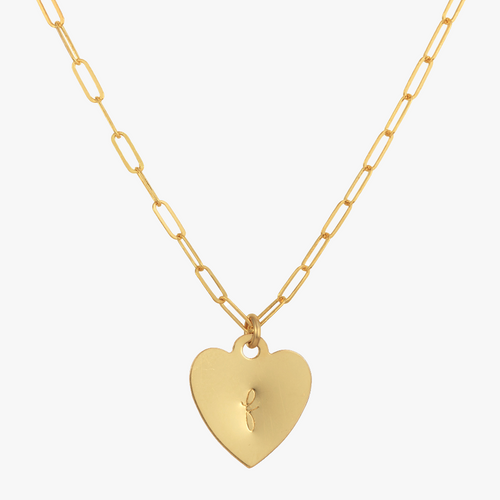 Heart Paperclip Necklace
