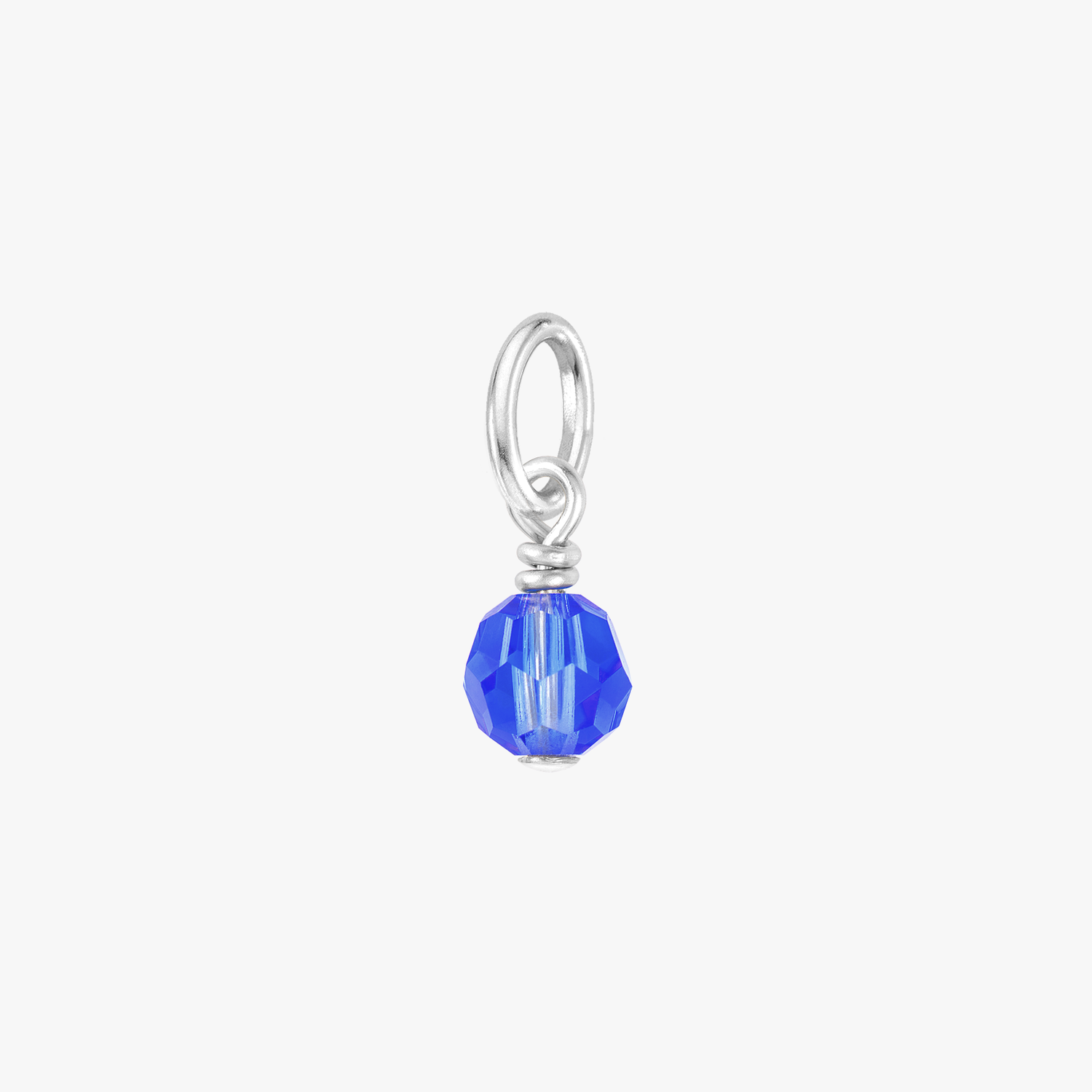 Color:Silver Birthstone Gem:Sapphire