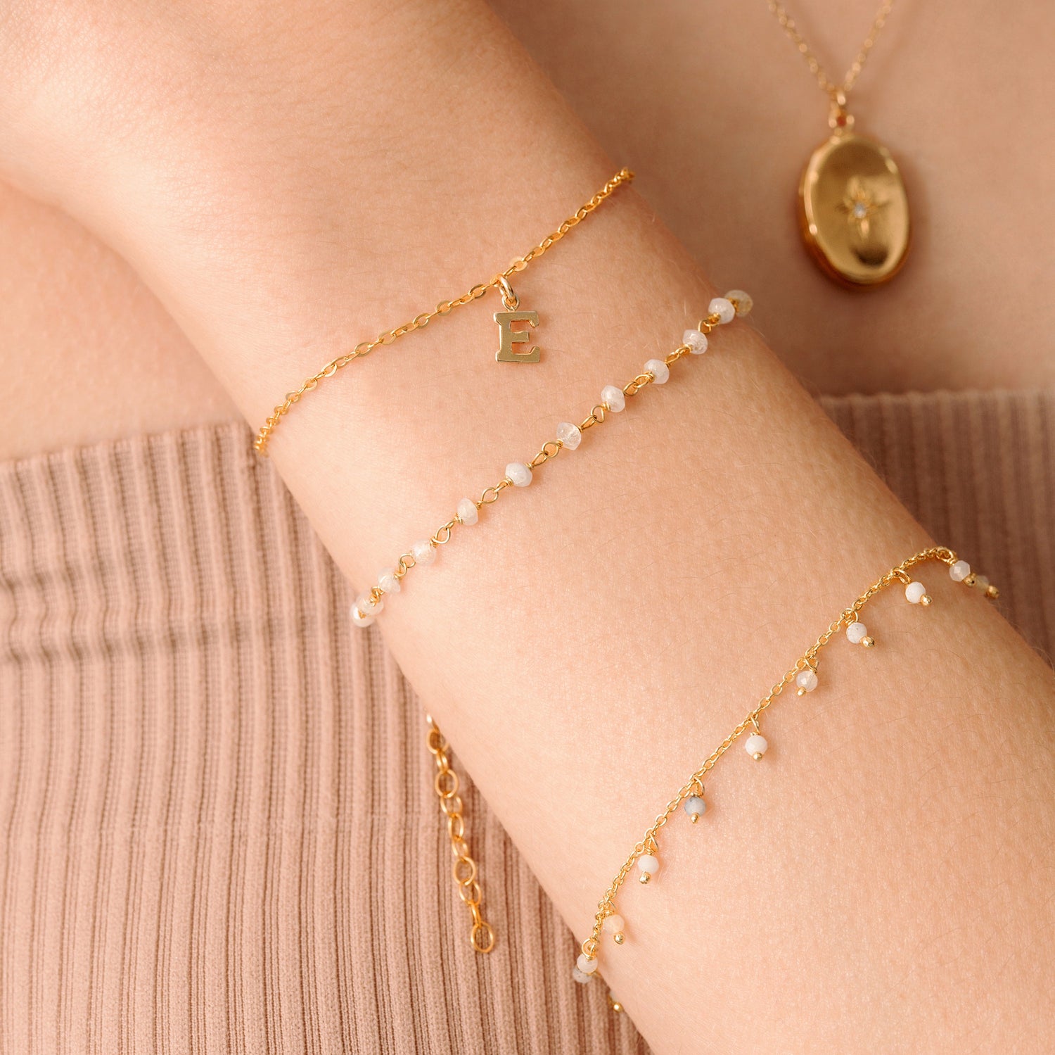 Letter Charm Bracelet