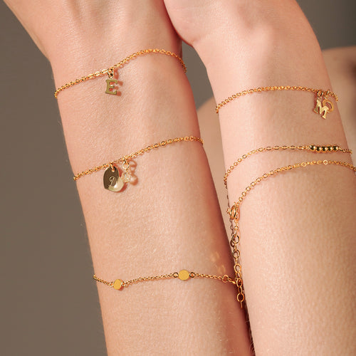 Letter Charm Bracelet